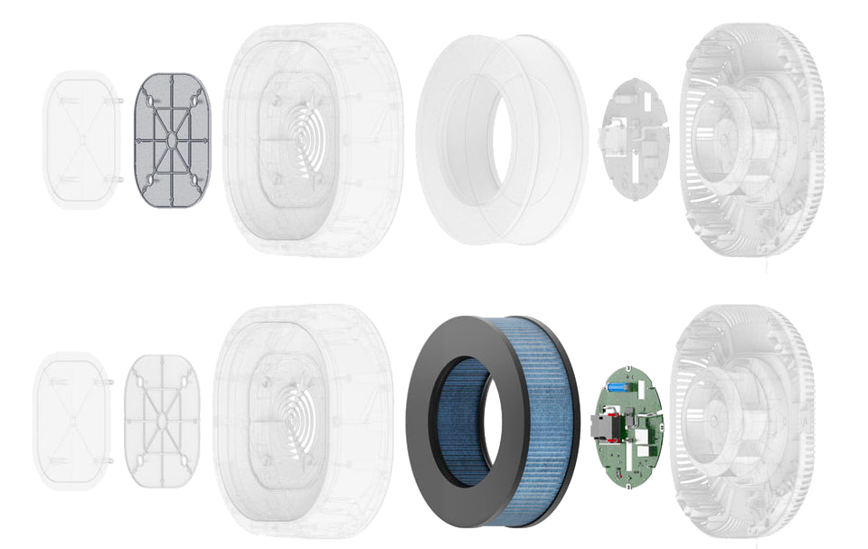 Aura Air — Purificateur d'air connecté intelligent